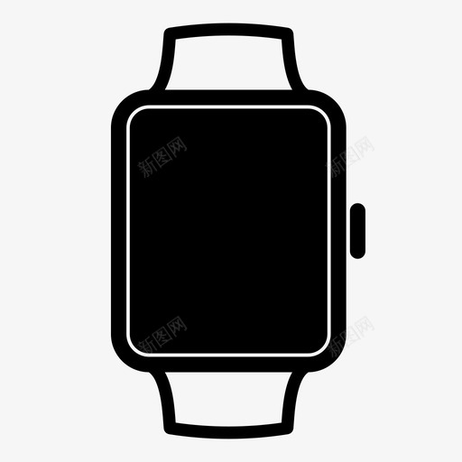 智能手表数据小工具图标svg_新图网 https://ixintu.com it 小工具 数据 无线 智能手机 智能手表