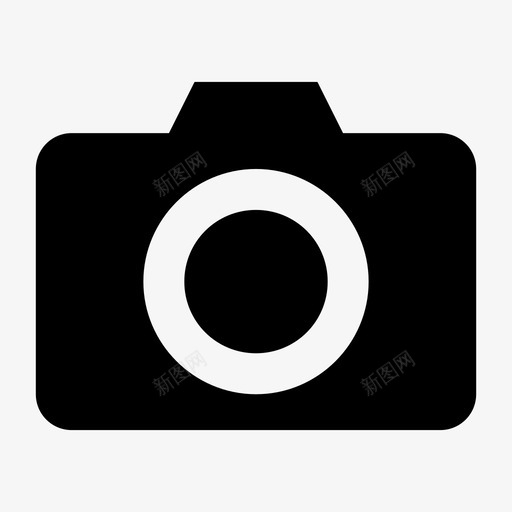 摄像头用户界面图标svg_新图网 https://ixintu.com 摄像头 用户界面