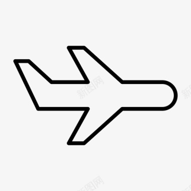 飞机旅行运输图标图标