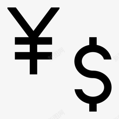 货币美元经济图标图标