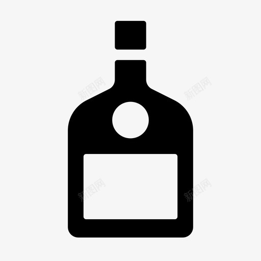 威士忌瓶酒精饮料图标svg_新图网 https://ixintu.com 威士忌瓶 白酒 苏格兰威士忌 酒精 食品饮料vol01 饮料