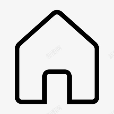 住宅建筑房屋图标图标