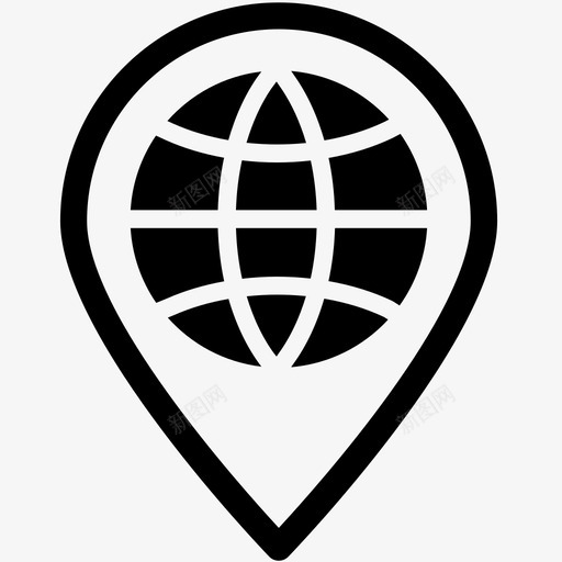 地点地址目的地图标svg_新图网 https://ixintu.com 全球 商务电子商务物流 地址 地点 物流 目的地