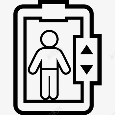 电梯客户人图标图标