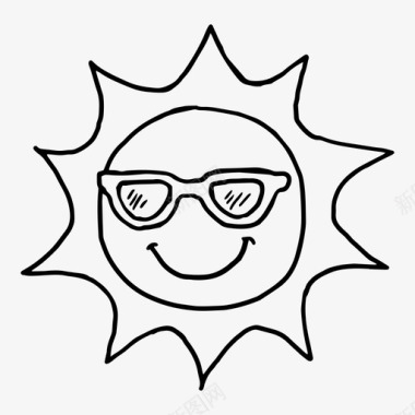 太阳夏天图标图标