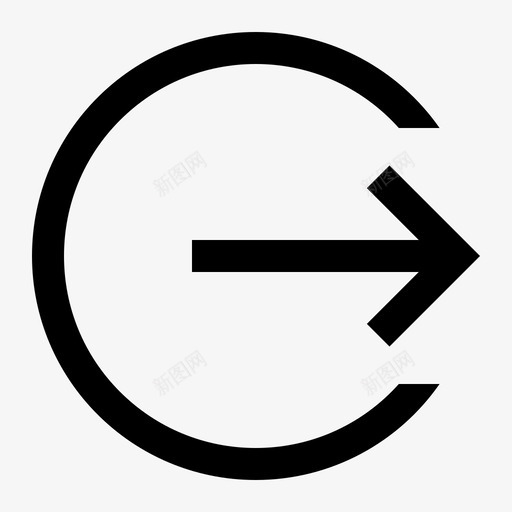 log-outsvg_新图网 https://ixintu.com log-out 登出，退出