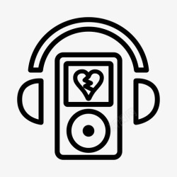 爱听FM分手歌耳机ipod图标高清图片