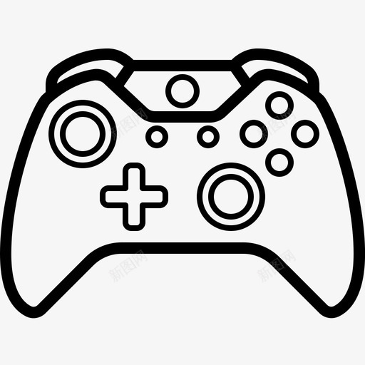 xbox控制器控制台游戏板图标svg_新图网 https://ixintu.com xboxone控制台概述 xbox控制器 控制台 游戏 游戏板 视频游戏