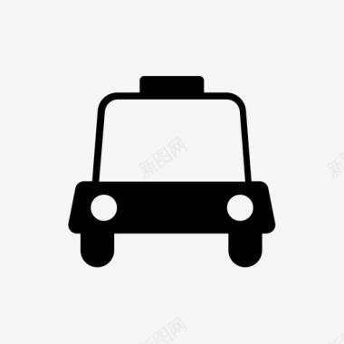 出租车交通工具车辆图标图标