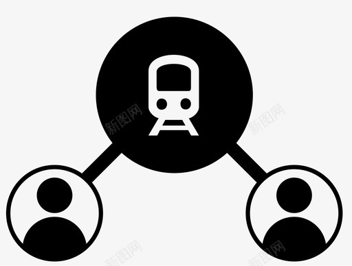 连接列车目的聊天图标svg_新图网 https://ixintu.com 对话 旅行 目标 目的 聊天 连接列车