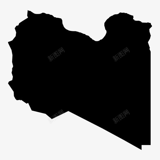 利比亚非洲国家图标svg_新图网 https://ixintu.com 利比亚 国家 民族 非洲