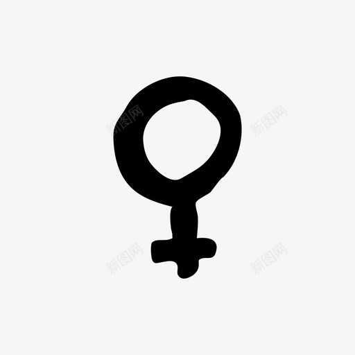 性别女性手绘素描图标svg_新图网 https://ixintu.com 性别女性 手绘 手绘材料设计图标 素描