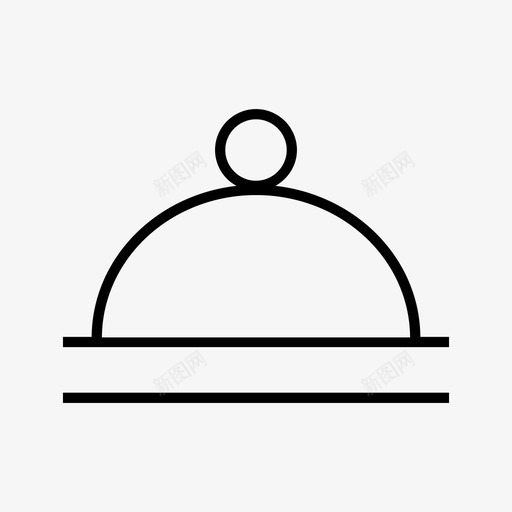 盘子食物图标svg_新图网 https://ixintu.com 盘子 食物
