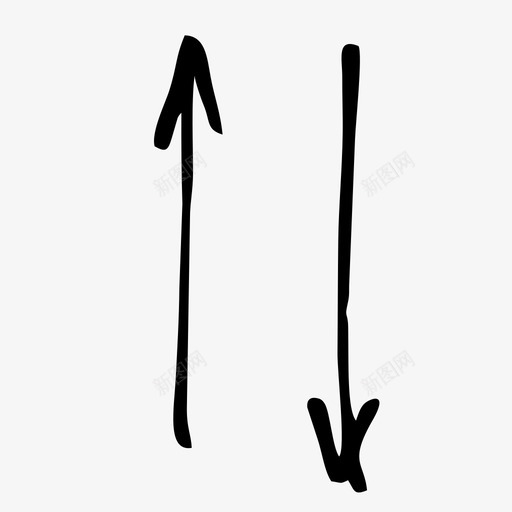 箭头手绘草图图标svg_新图网 https://ixintu.com 同步 手绘 箭头 草图