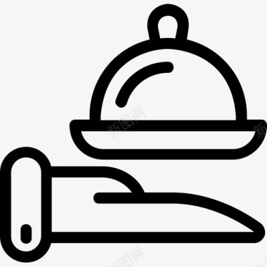 拼盘食物餐厅图标图标