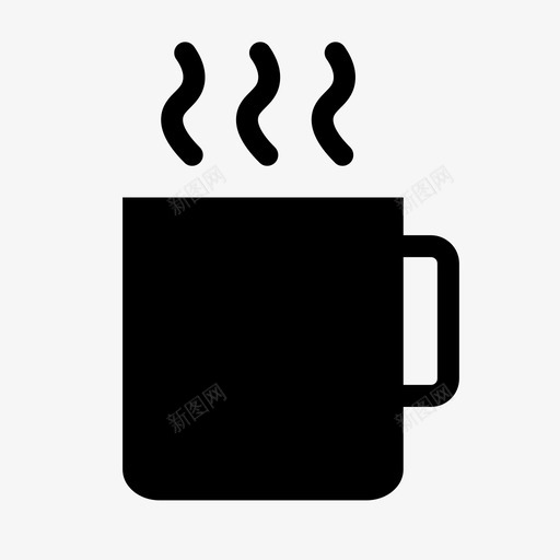 马克杯咖啡饮料图标svg_新图网 https://ixintu.com 咖啡 最爱1 热茶 饮料 马克杯
