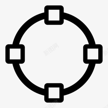 向量路径圆向量圆向量路径图标图标