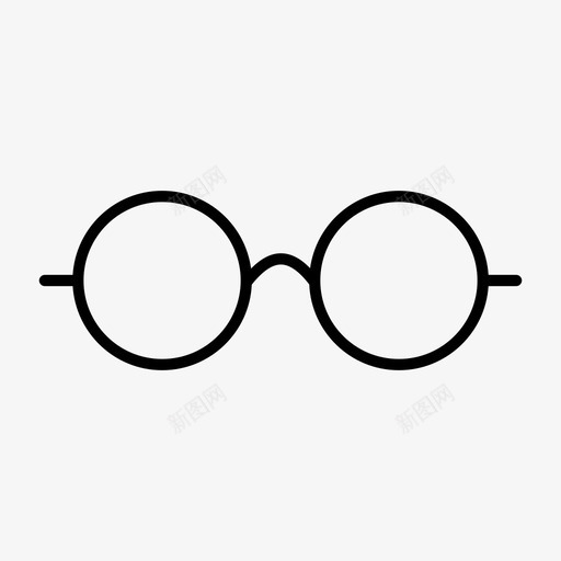 眼镜眼睛时尚图标svg_新图网 https://ixintu.com 时尚 眼睛 眼镜 阅读眼镜