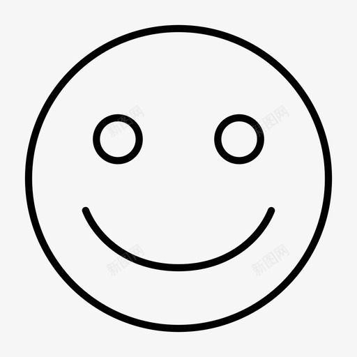 微笑情感脸图标svg_新图网 https://ixintu.com 微笑 快乐 情感 脸
