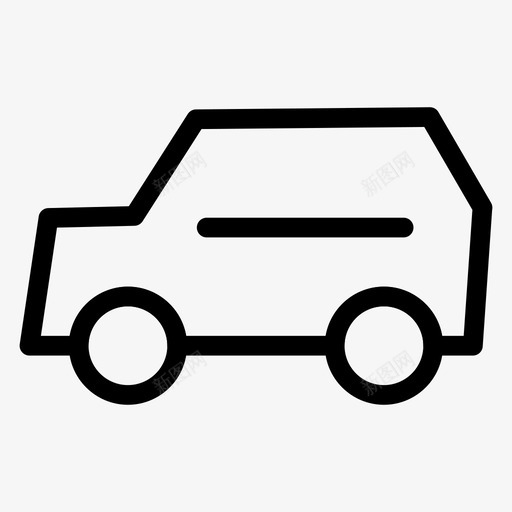 普拉多汽车运输图标svg_新图网 https://ixintu.com 旅行 普拉多 汽车 车辆 运输 运输线路图标