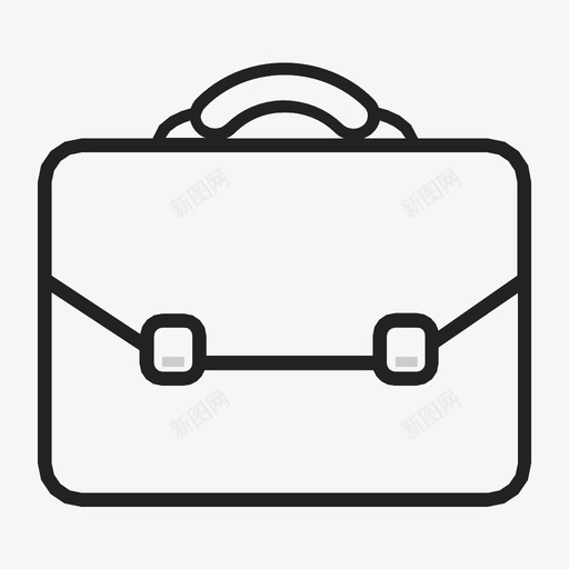 公文包带商务图标svg_新图网 https://ixintu.com 人 公文包 商务 工作 带 行李