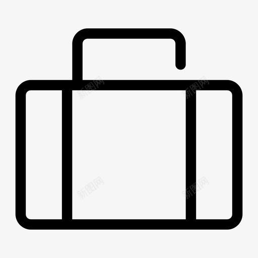 行李包公文包图标svg_新图网 https://ixintu.com 公文包 包 手提箱 旅行介质 行李