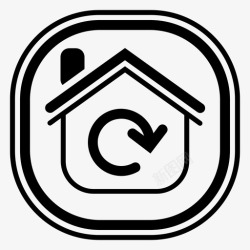 重建家园重建家园房屋财产图标高清图片
