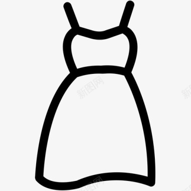 服装时尚连衣裙图标图标