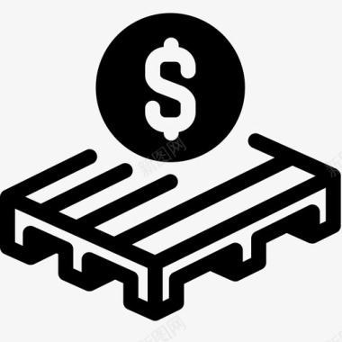 销售托盘商务货币图标图标