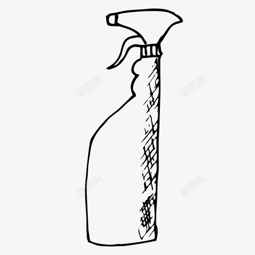 刮水器清洁手绘图标svg_新图网 https://ixintu.com 刮水器 手绘 清洁 草图 草图图标
