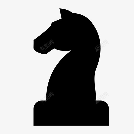 战略国际象棋数字图标svg_新图网 https://ixintu.com 商业和金融坚实的图标 国际象棋 战略 数字 游戏 马头 骑士