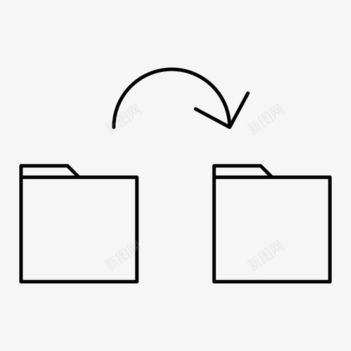 复制文件夹复制镜像图标svg_新图网 https://ixintu.com 复制 复制文件夹 文件和文件夹 镜像