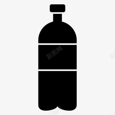 瓶子饮料塑料图标图标