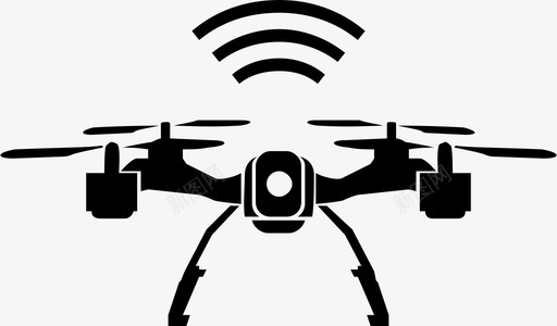 wifi无人机无人机摄像头四轮直升机图标图标