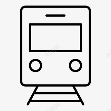 地铁机车火车图标图标