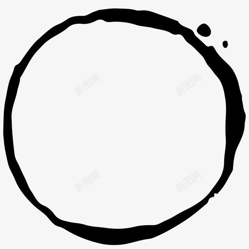 咖啡戒指艺术圆圈图标svg_新图网 https://ixintu.com 咖啡戒指 圆圈 污渍 涂鸦咖啡馆 艺术 饮料