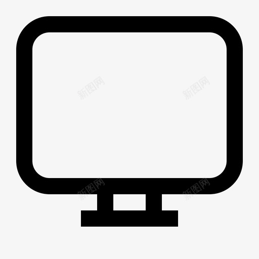 计算机设备显示器图标svg_新图网 https://ixintu.com 显示器 笔记本电脑 网络和通信线路 计算机 设备