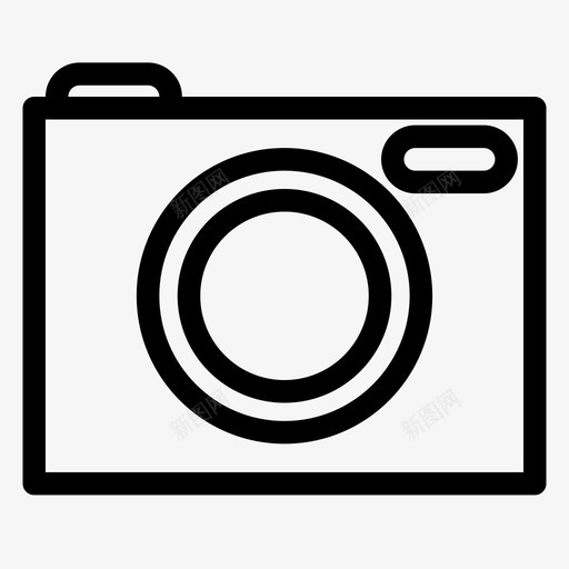 数码相机摄影袖珍相机图标svg_新图网 https://ixintu.com 功能 拍照 摄影 数码相机 袖珍相机