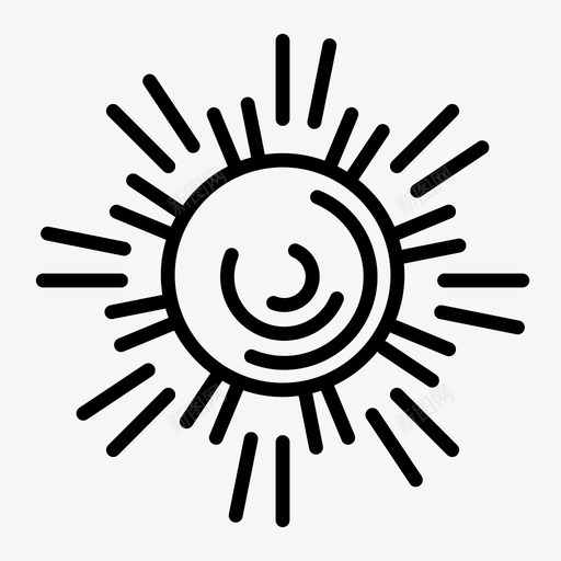 阳光晴朗的天气夏天图标svg_新图网 https://ixintu.com 夏天 晴朗的天气 阳光