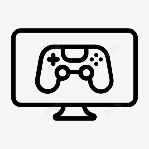 控制台垫游戏玩图标svg_新图网 https://ixintu.com 控制台垫 游戏 玩
