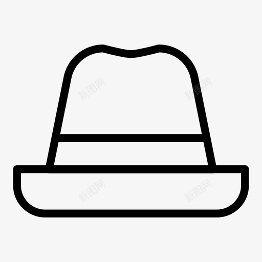 帽子配件时尚图标svg_新图网 https://ixintu.com 头饰 帽子 时尚 款式 配件