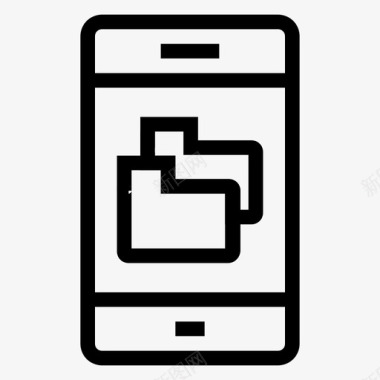 手机文件夹iphone图标图标
