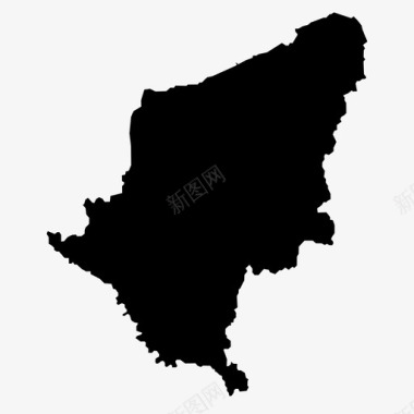 索马里郡匈牙利索姆县地图图标图标