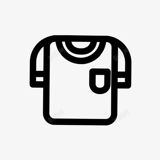 T恤运动衫衣服图标svg_新图网 https://ixintu.com T恤 折叠 男孩 衣服 运动衫