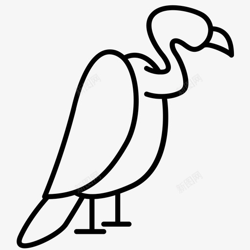 秃鹫动物鸟图标svg_新图网 https://ixintu.com 动物 捕食者 热带草原 秃鹫 秃鹫收藏 鸟