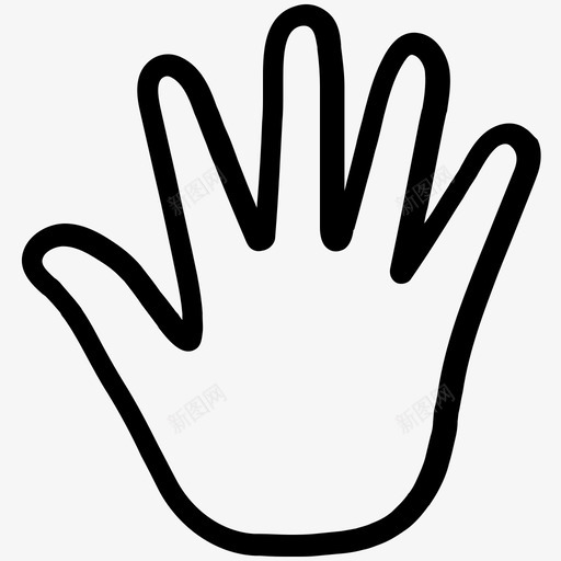 手生物识别指纹图标svg_新图网 https://ixintu.com 医疗保健线2 手 手势 手指 指纹 生物识别