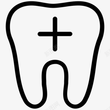 牙科护理牙科口腔图标图标