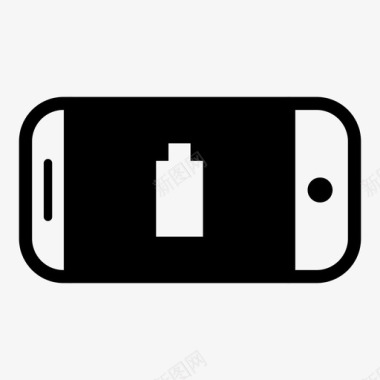 智能手机电池已满电池已满横向图标图标