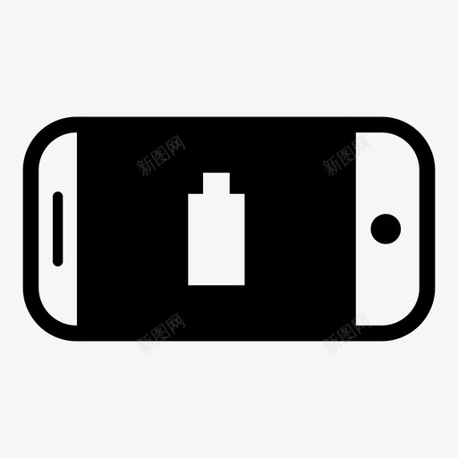 智能手机电池已满电池已满横向图标svg_新图网 https://ixintu.com 智能手机横向 智能手机电池已满 横向 电池已满