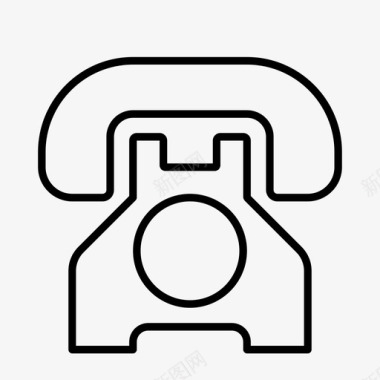 电话通讯联系图标图标